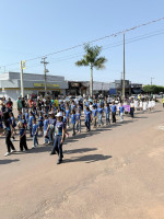 desfile cívico em comemoração ao 7 de Setembro