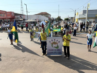 desfile cívico em comemoração ao 7 de Setembro